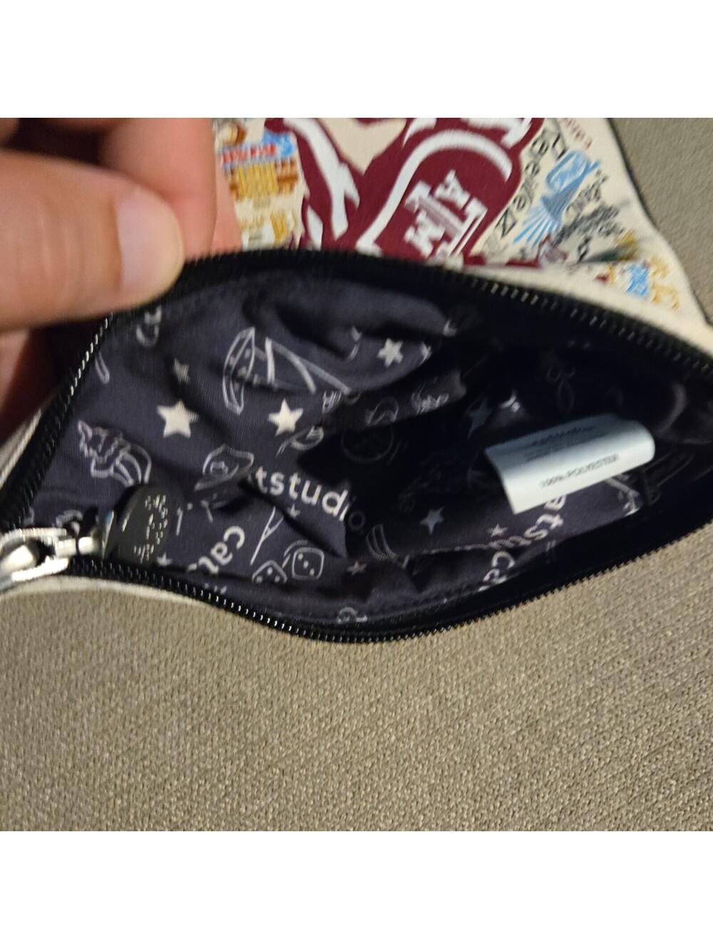 Texas A&M University Zip Pouch Bag Catstudio Collegiate Collection 7” x 5.5” - Picture 4 of 4